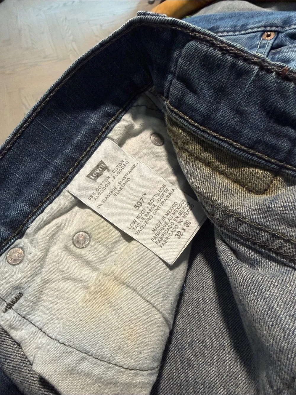 Levi 597 Denim Shorts